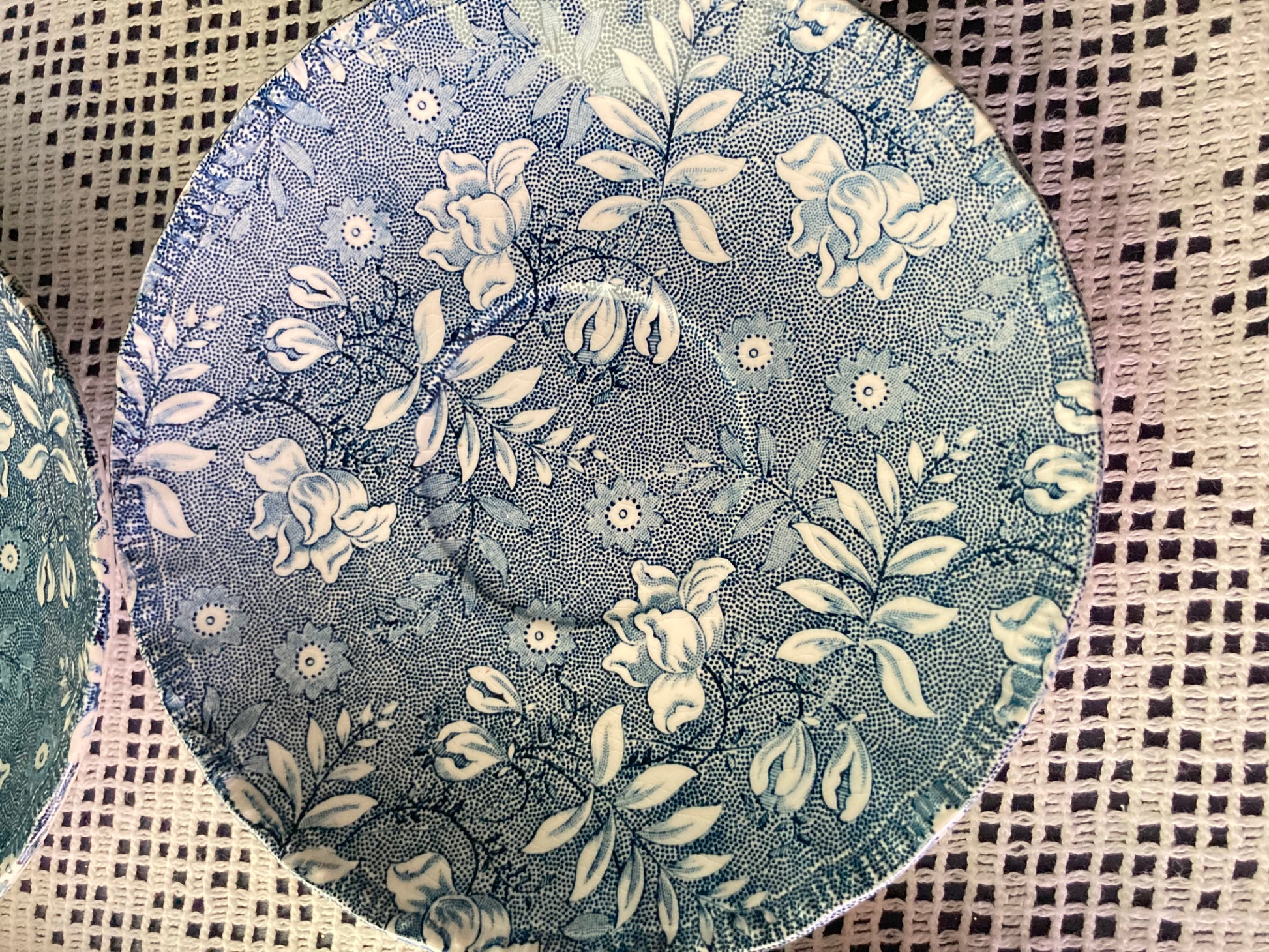 Royal Tudor Velvet Vintage Saucers Set of 4 - Bloom & Heirloom Vintage Decor