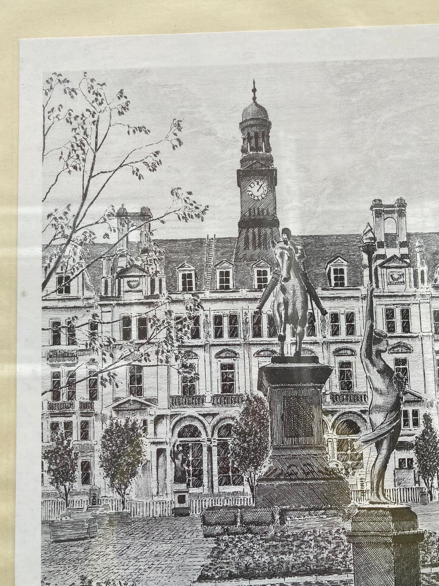 Framed Andrew Gilmour City Square Leeds Signed Print