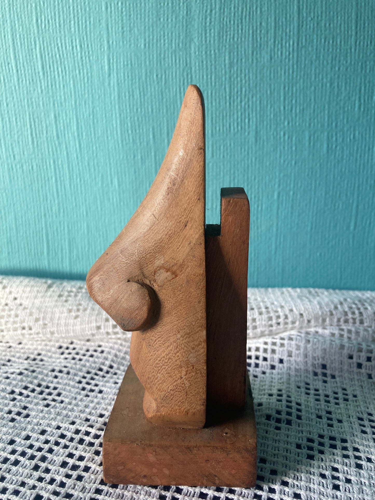 Wooden Carved Nose Glasses Holder Spectacles Stand