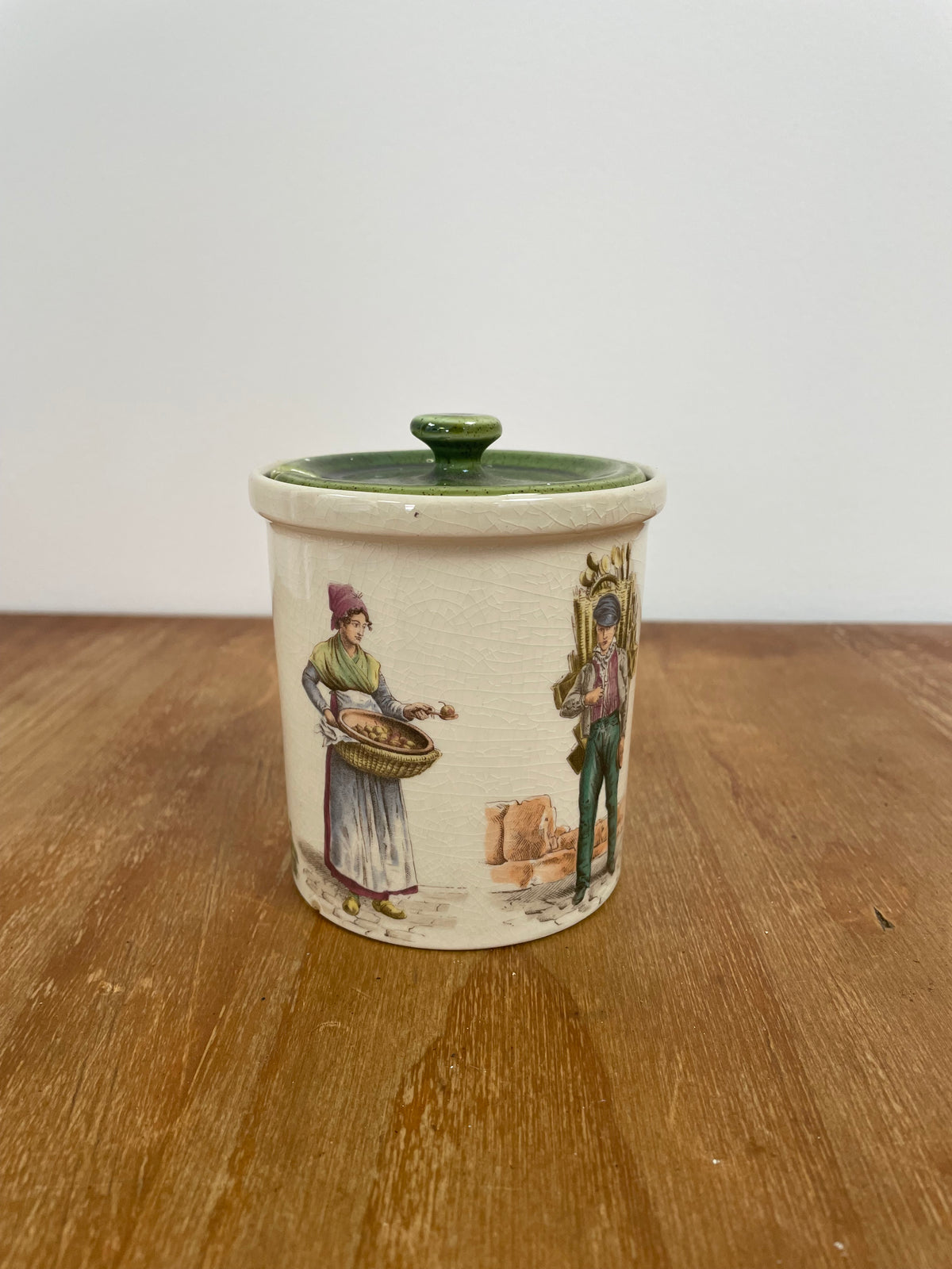 Cries of London Jam Pot, Green Lid