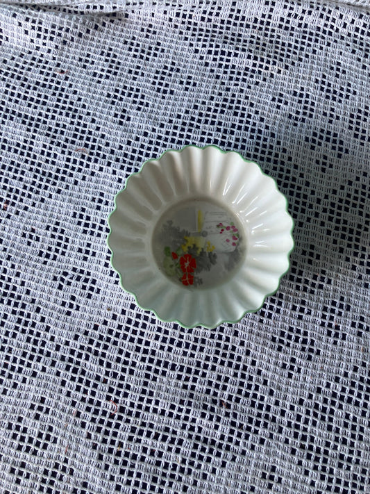 Shelley floral fine bone china pin or trinket dish