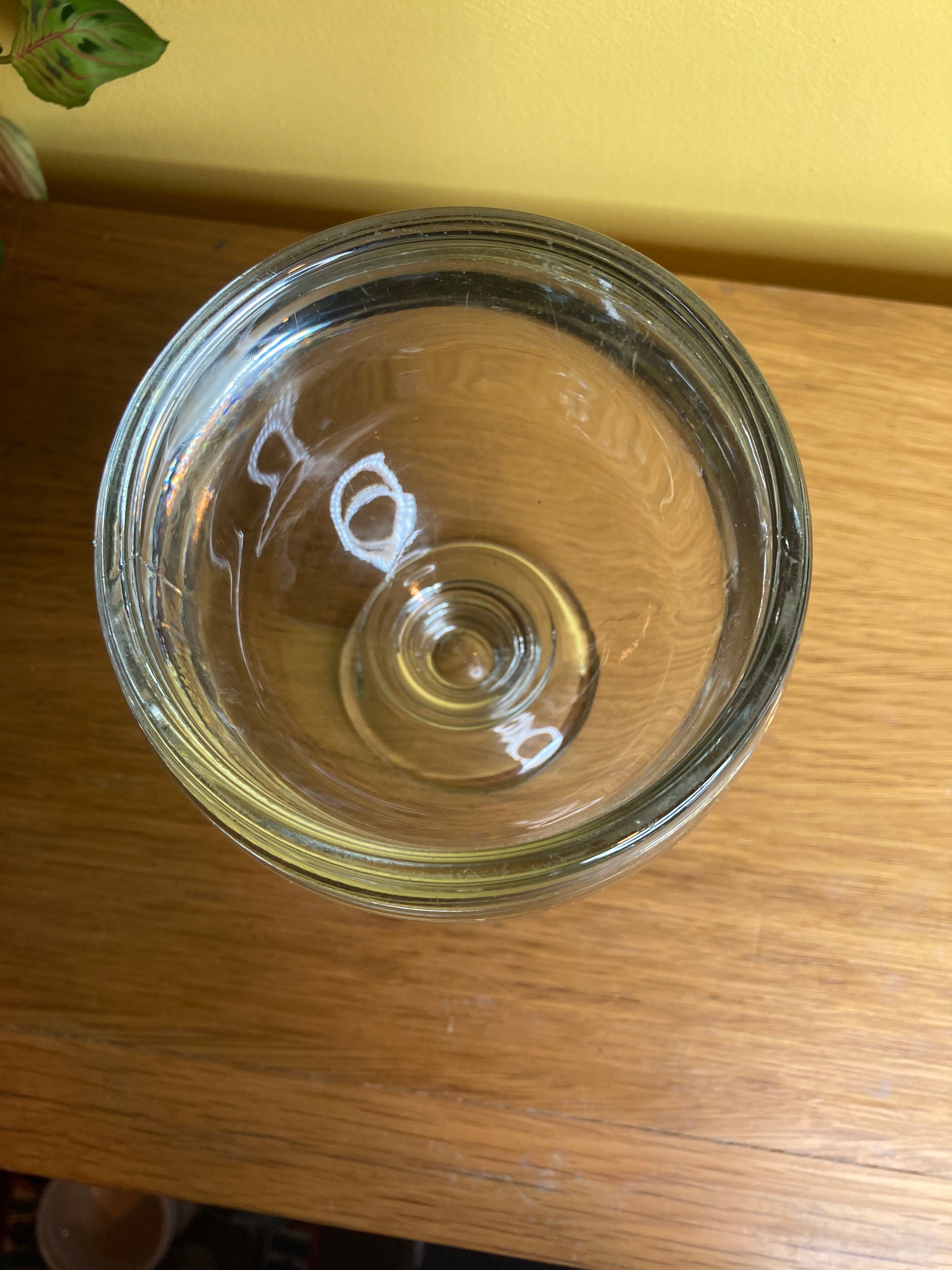 Chunky Glass Candle Holder Table Decor - Bloom & Heirloom Vintage Decor