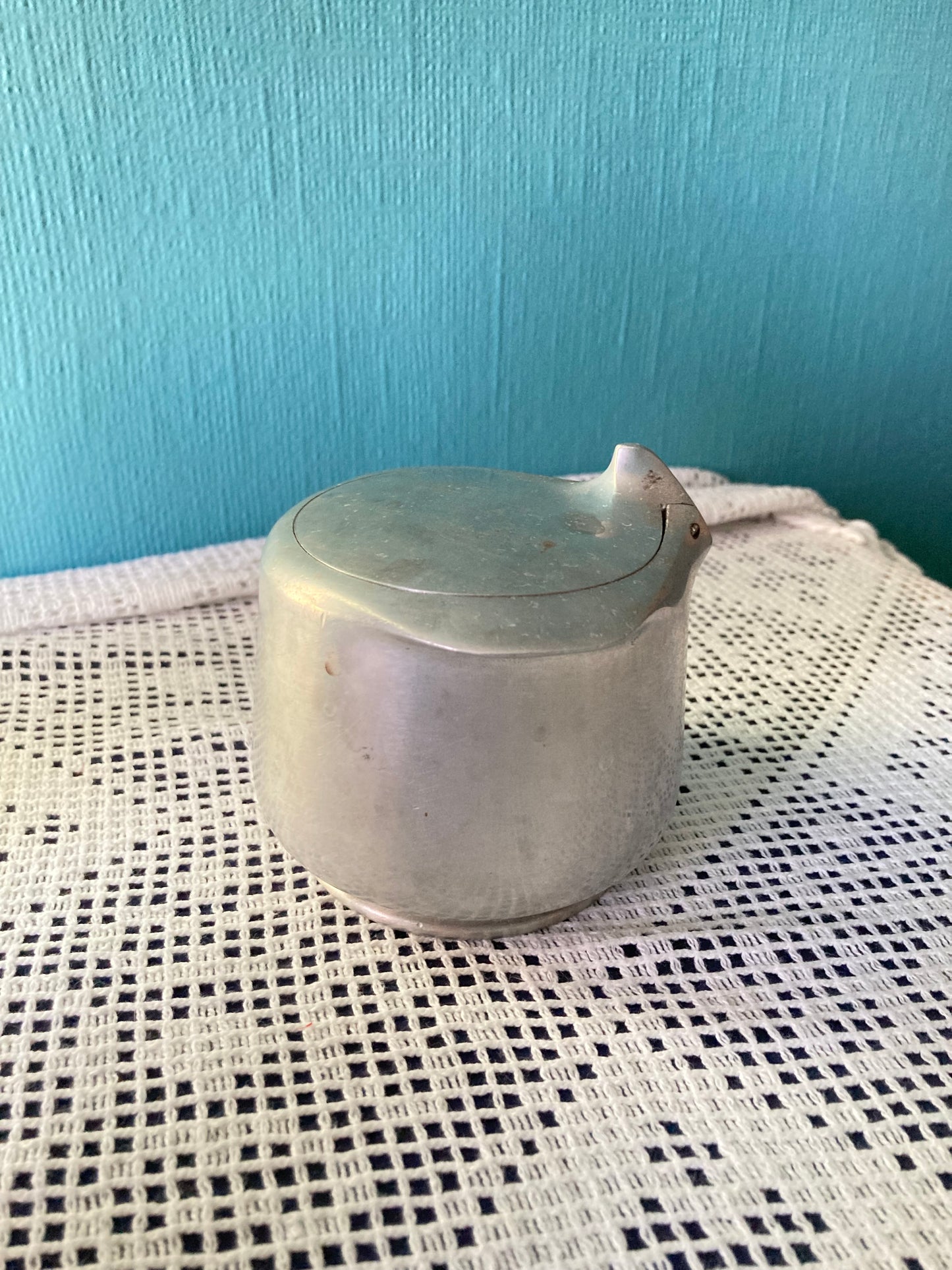 Classic 1950’s Piquot Ware Tea Set Creamer & Covered Sugar