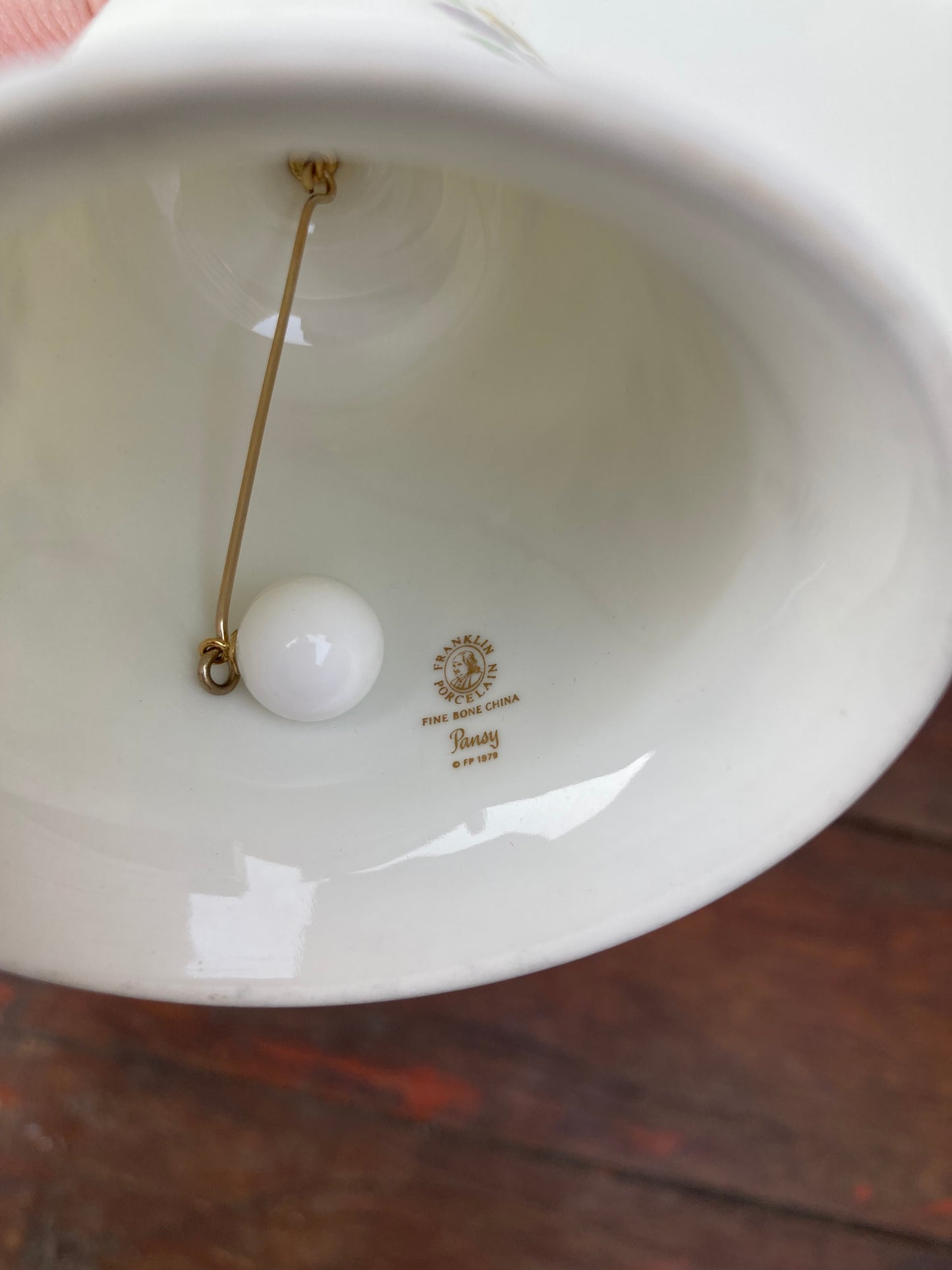 Collection Of 7 Franklin Mint Enchanted Flowers Fairies Porcelain Bells