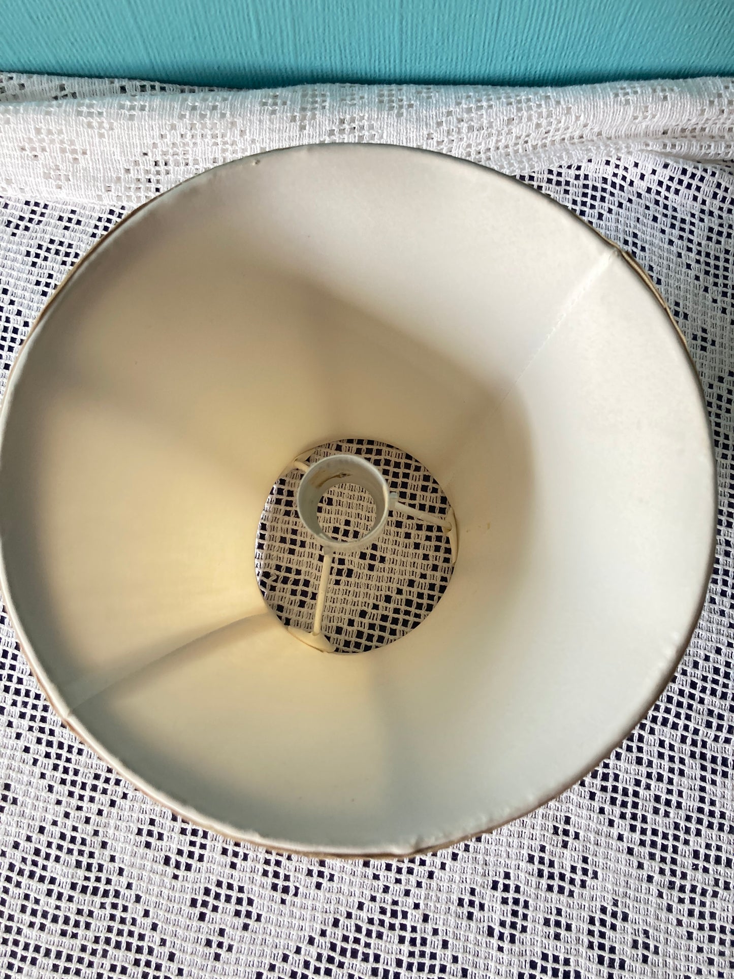 Vintage Champagne Fabric Small Lampshade