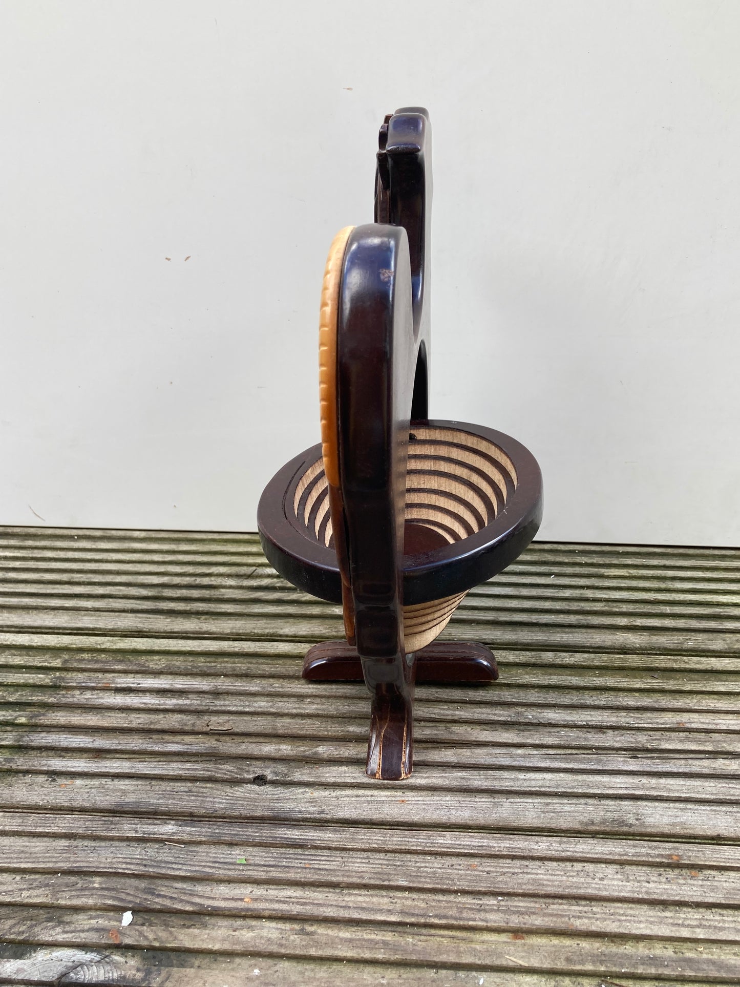 Wooden Chicken Collapsible Fruit Bowl