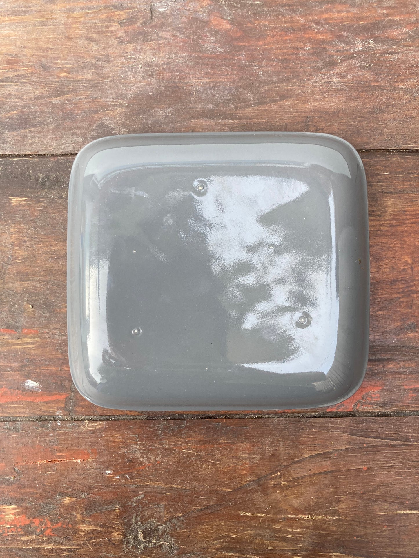 Vintage Pike Fish Themed Small Square Shaped Dish