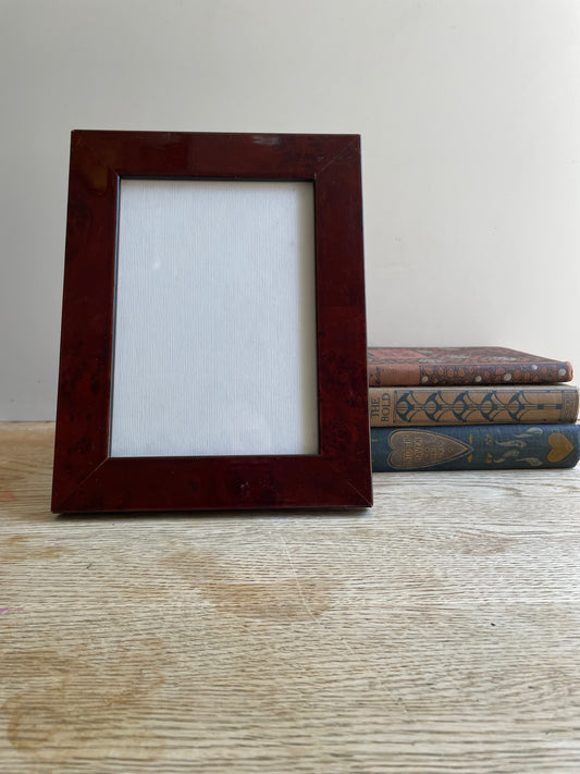 Veneered Vintage Picture Frame 7x5” Photo Frame Freestanding Wall Hanging