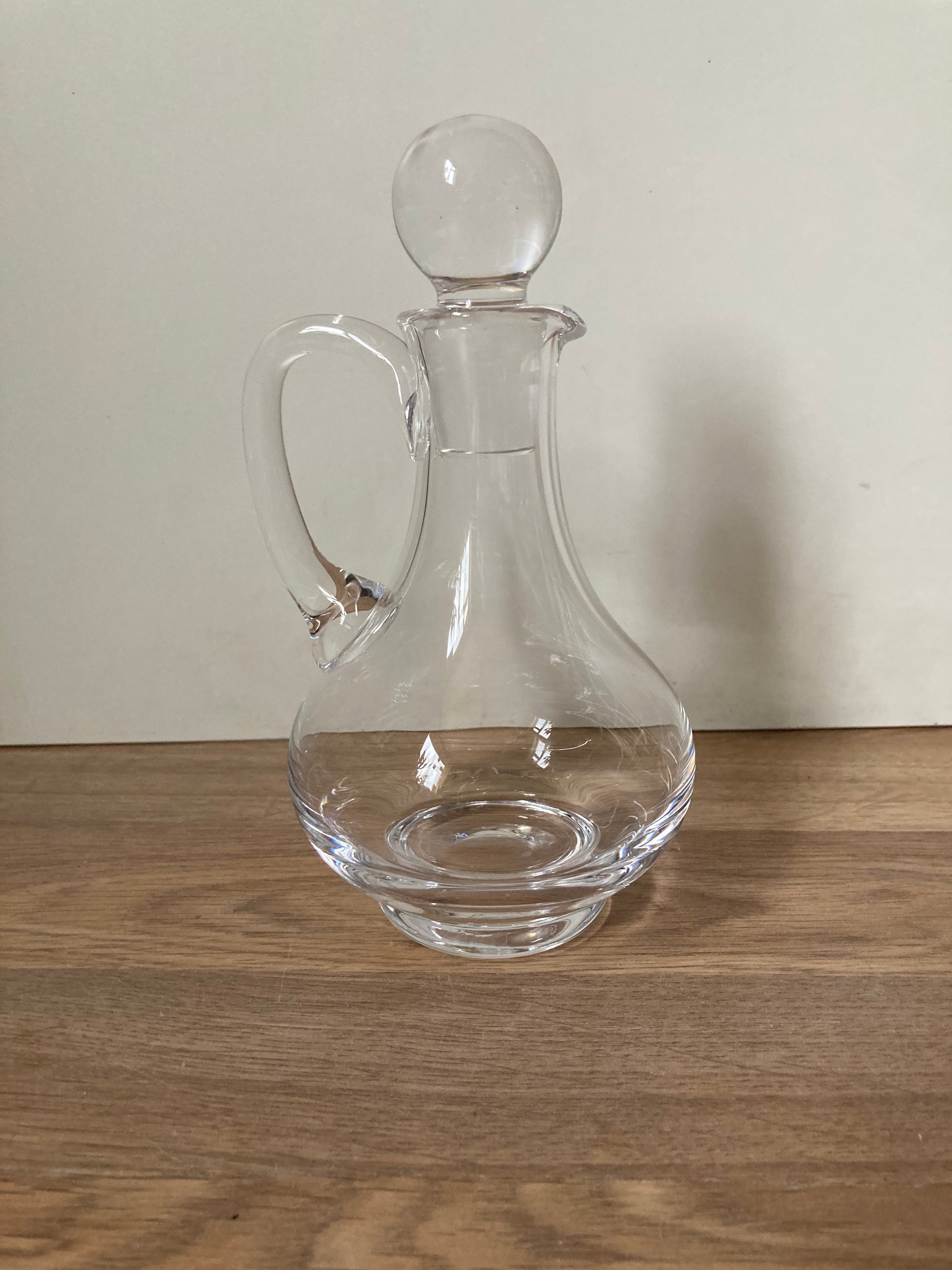 Vintage Glass Pourer with Stopper - Bloom & Heirloom Vintage Decor