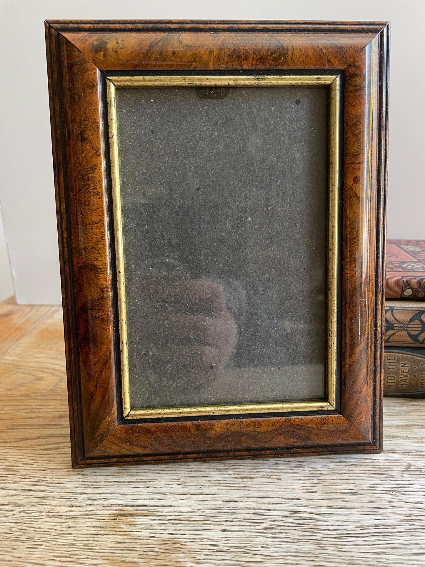 Faux Wood Grain Effect Picture Frame Photo Pair Picture Frame Freestanding Wall Mounted
