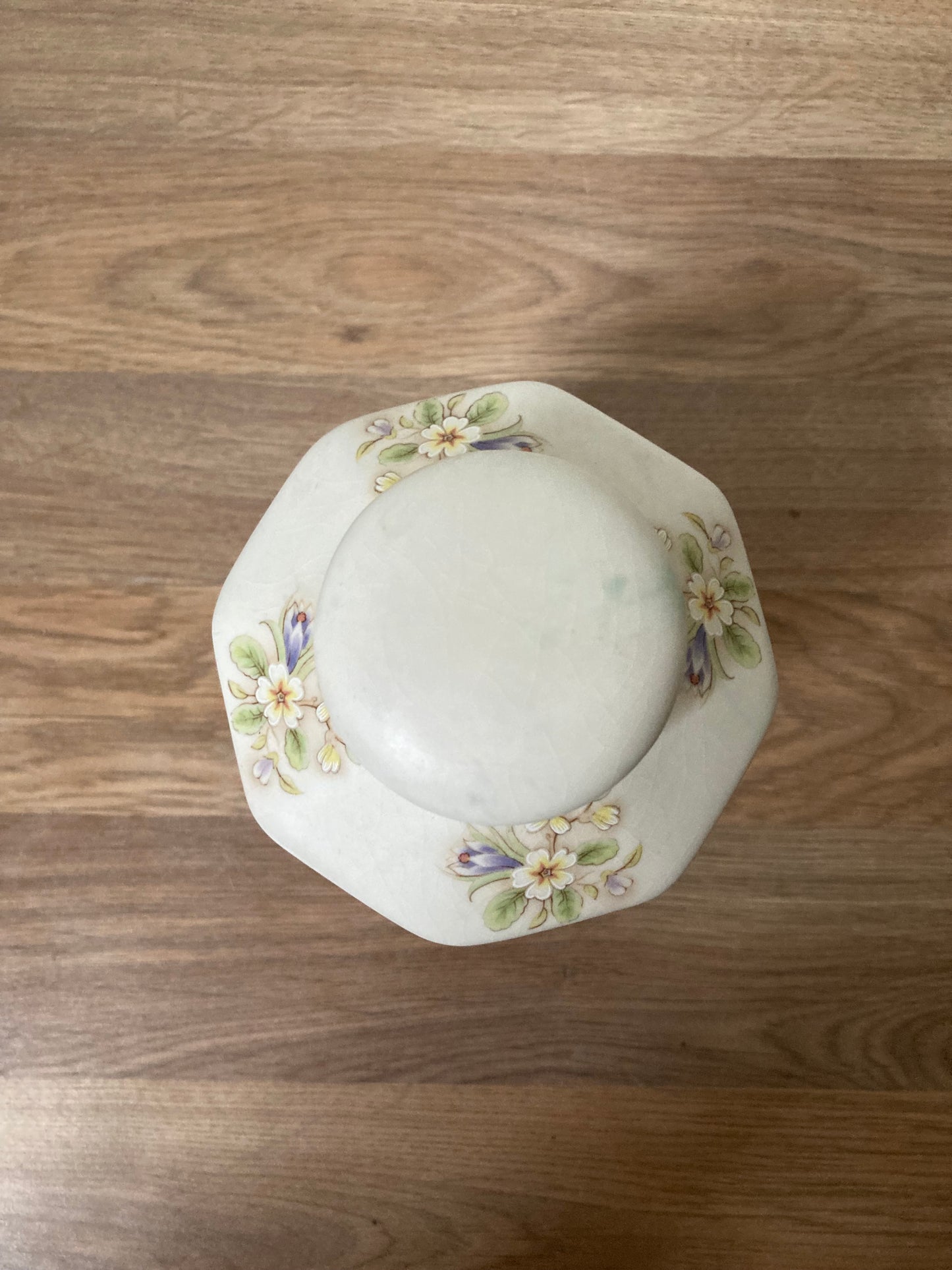 Vintage Aldridge Floral Lidded Jar - Bloom & Heirloom Vintage Decor