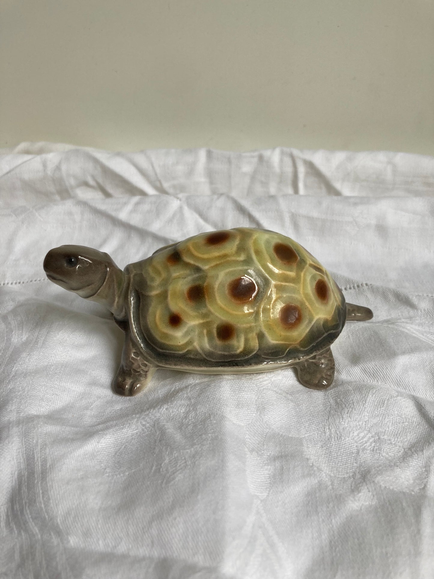 Ceramic Tortoise Ornament Foreign Stamped No 2836 Collectors