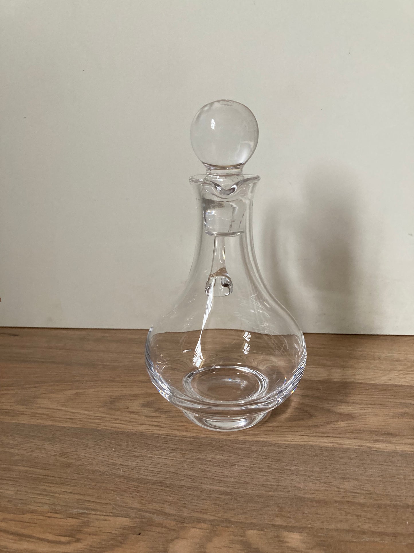 Vintage Glass Pourer with Stopper - Bloom & Heirloom Vintage Decor