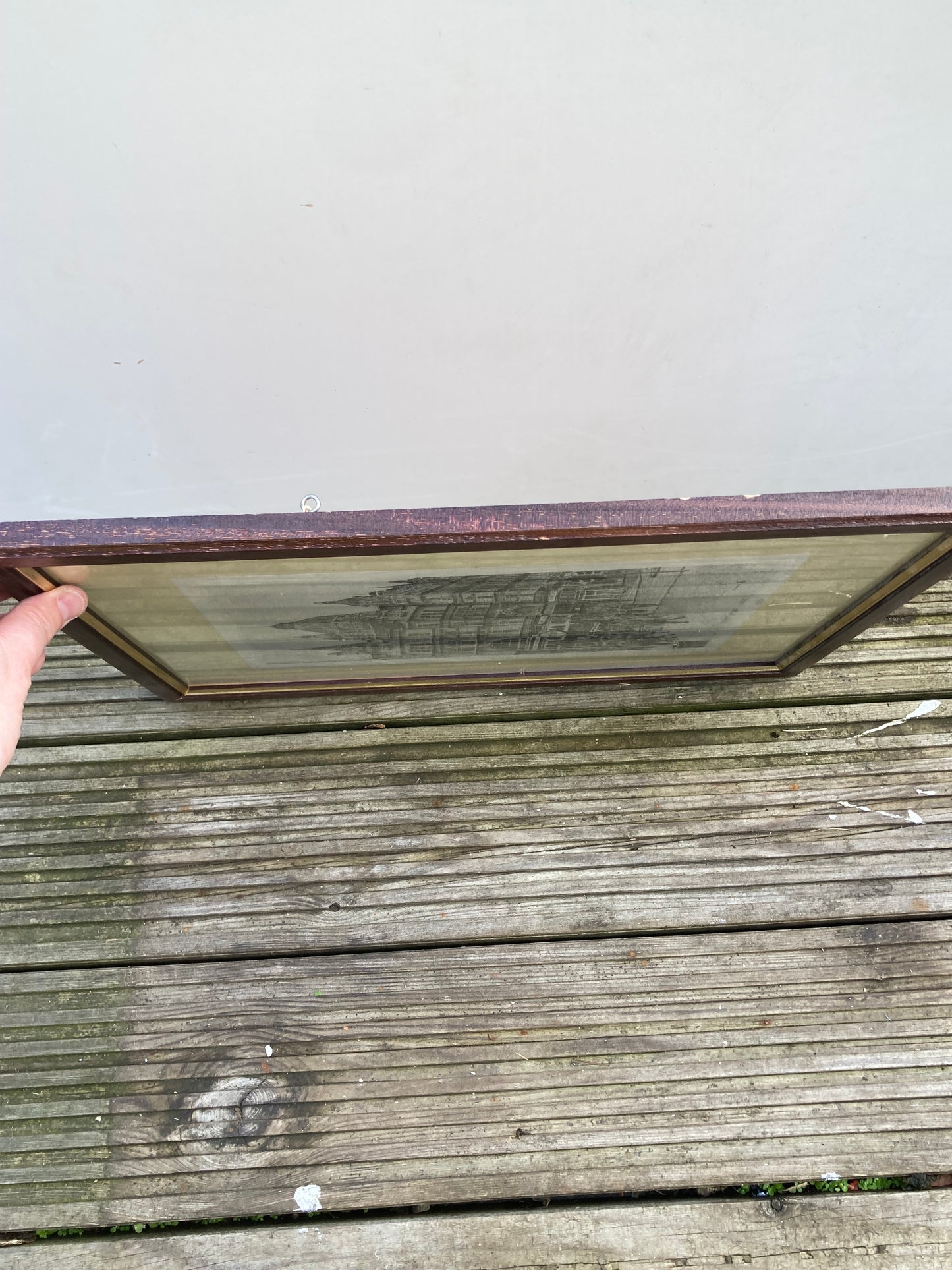 Framed Andrew Gilmour Kirkgate Market Leeds Signed Print