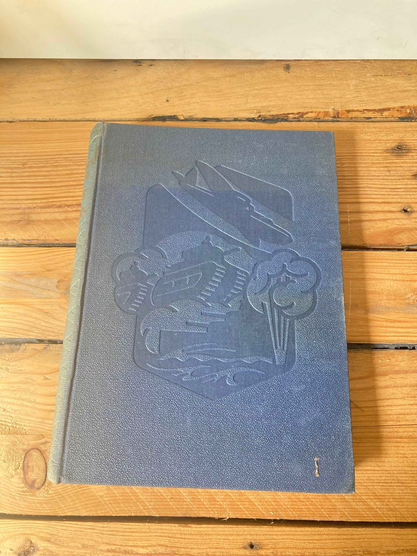 Vintage WWII War In Pictures Book Odhams Press London Illustrated