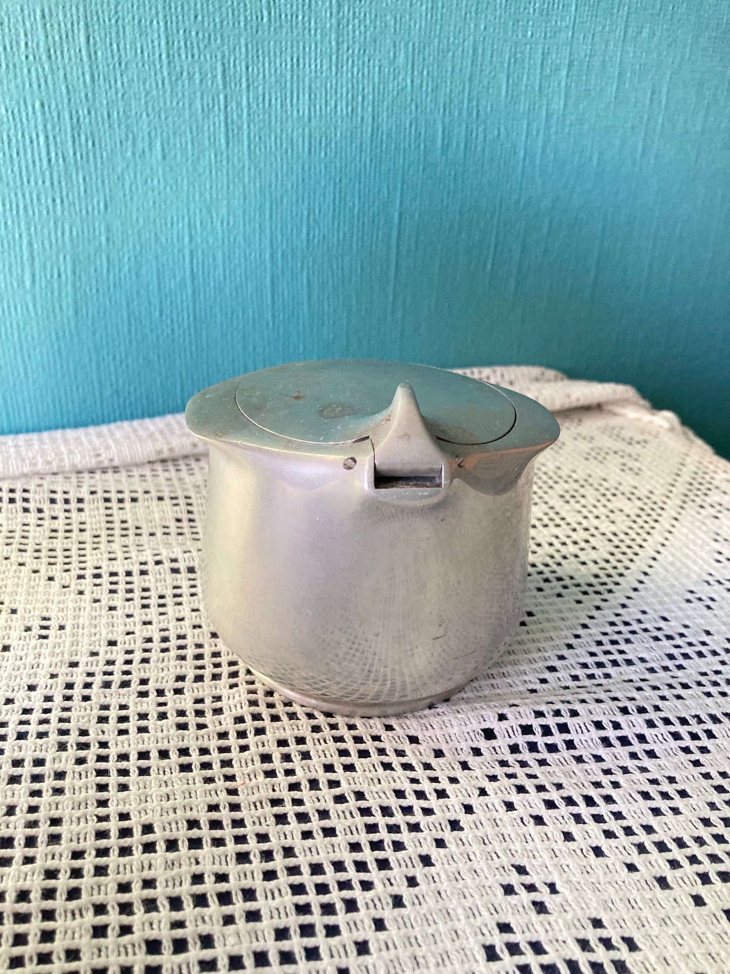 Classic 1950’s Piquot Ware Tea Set Creamer & Covered Sugar