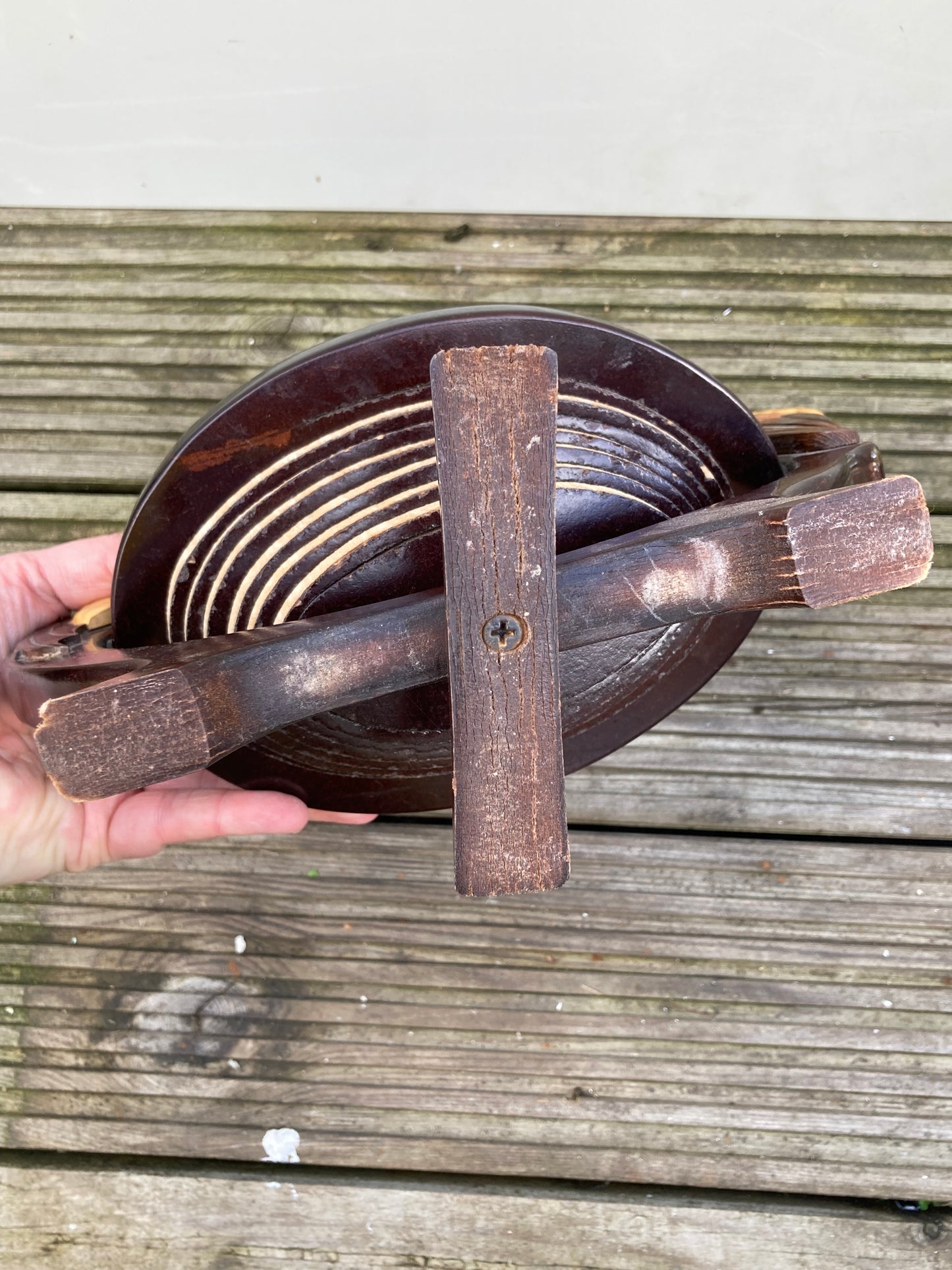 Wooden Chicken Collapsible Fruit Bowl