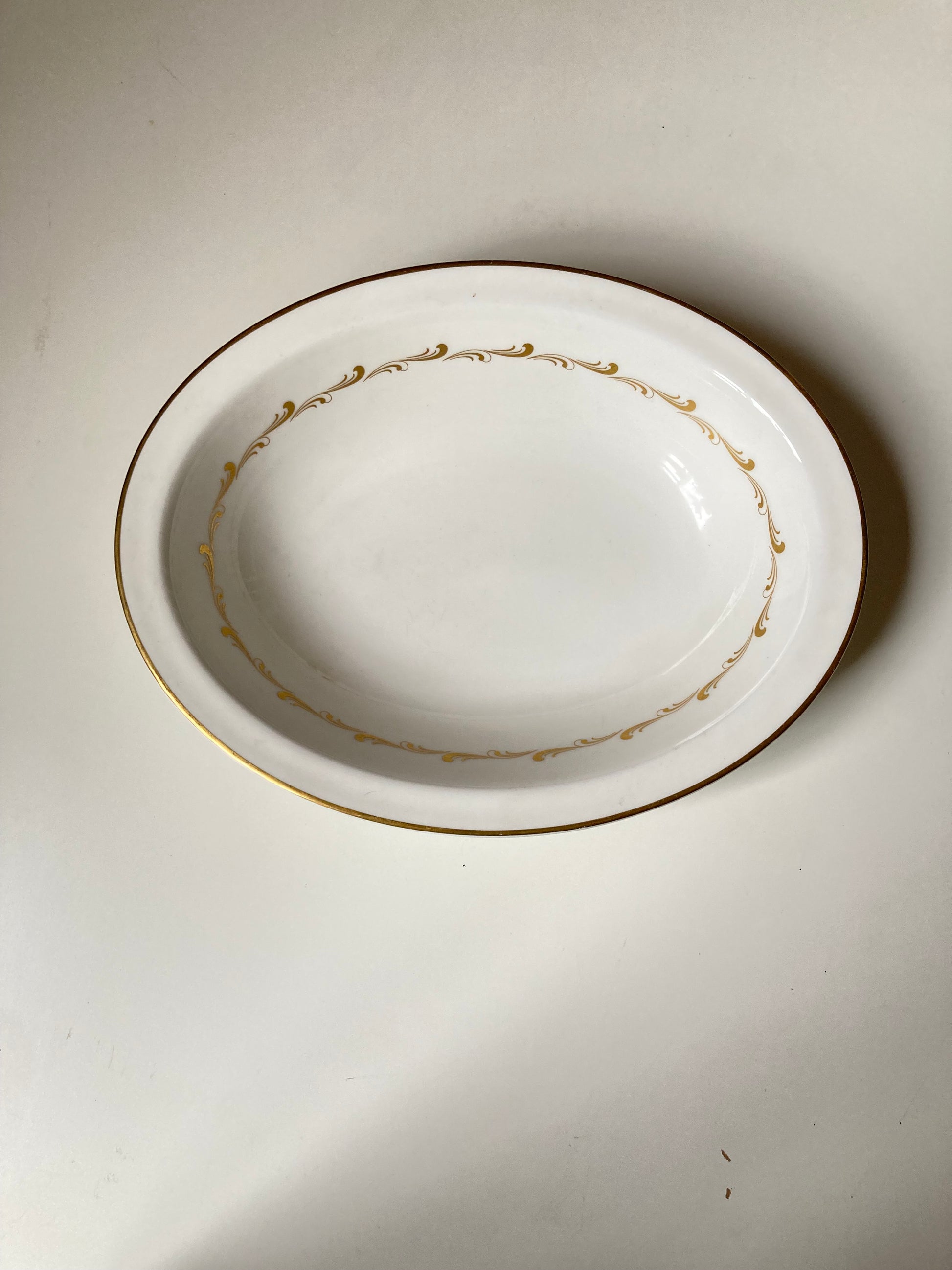 Royal Doulton Rondo Oval Serving Bowl Bone China England - Bloom & Heirloom Vintage Decor