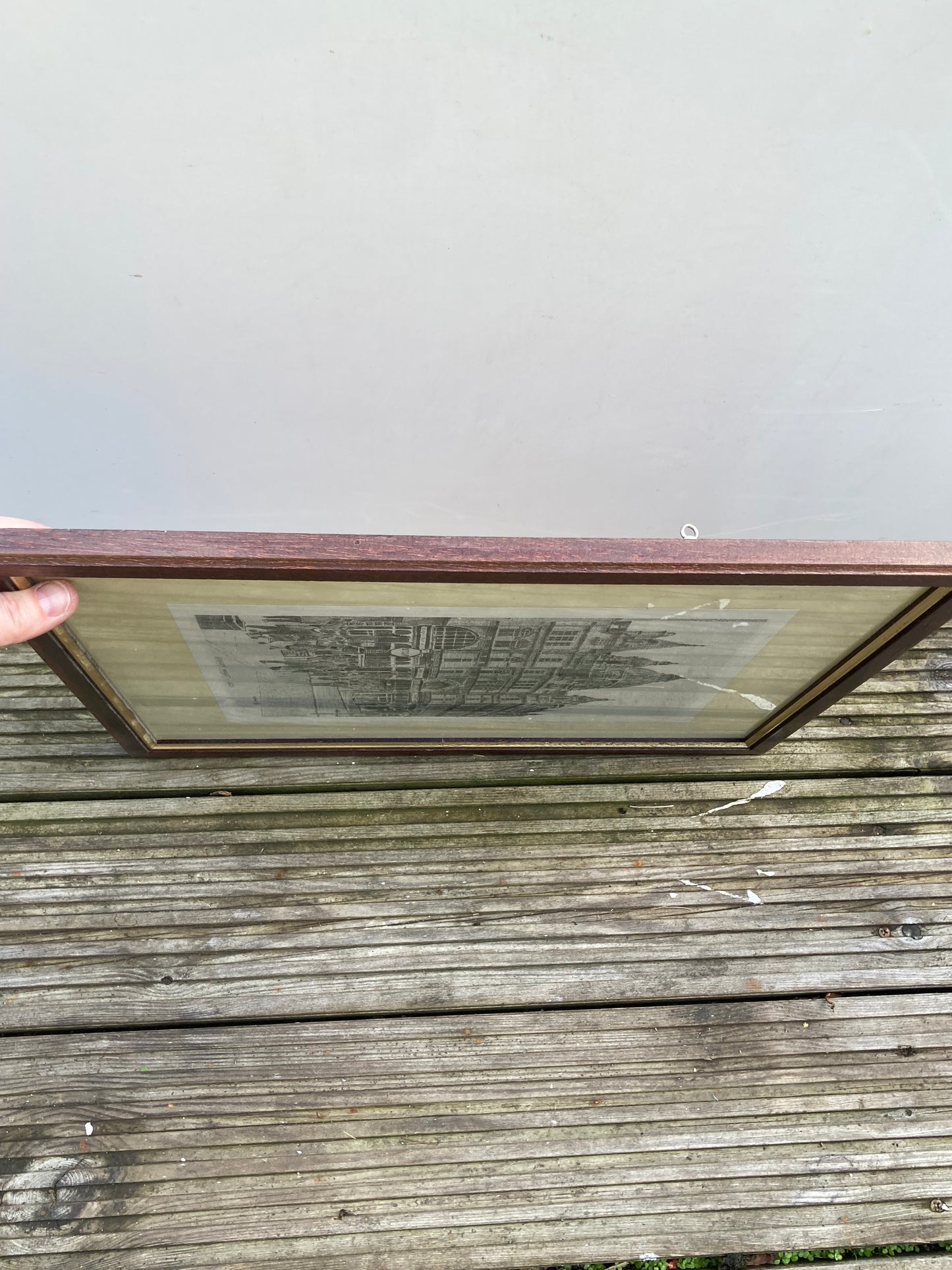 Framed Andrew Gilmour Kirkgate Market Leeds Signed Print