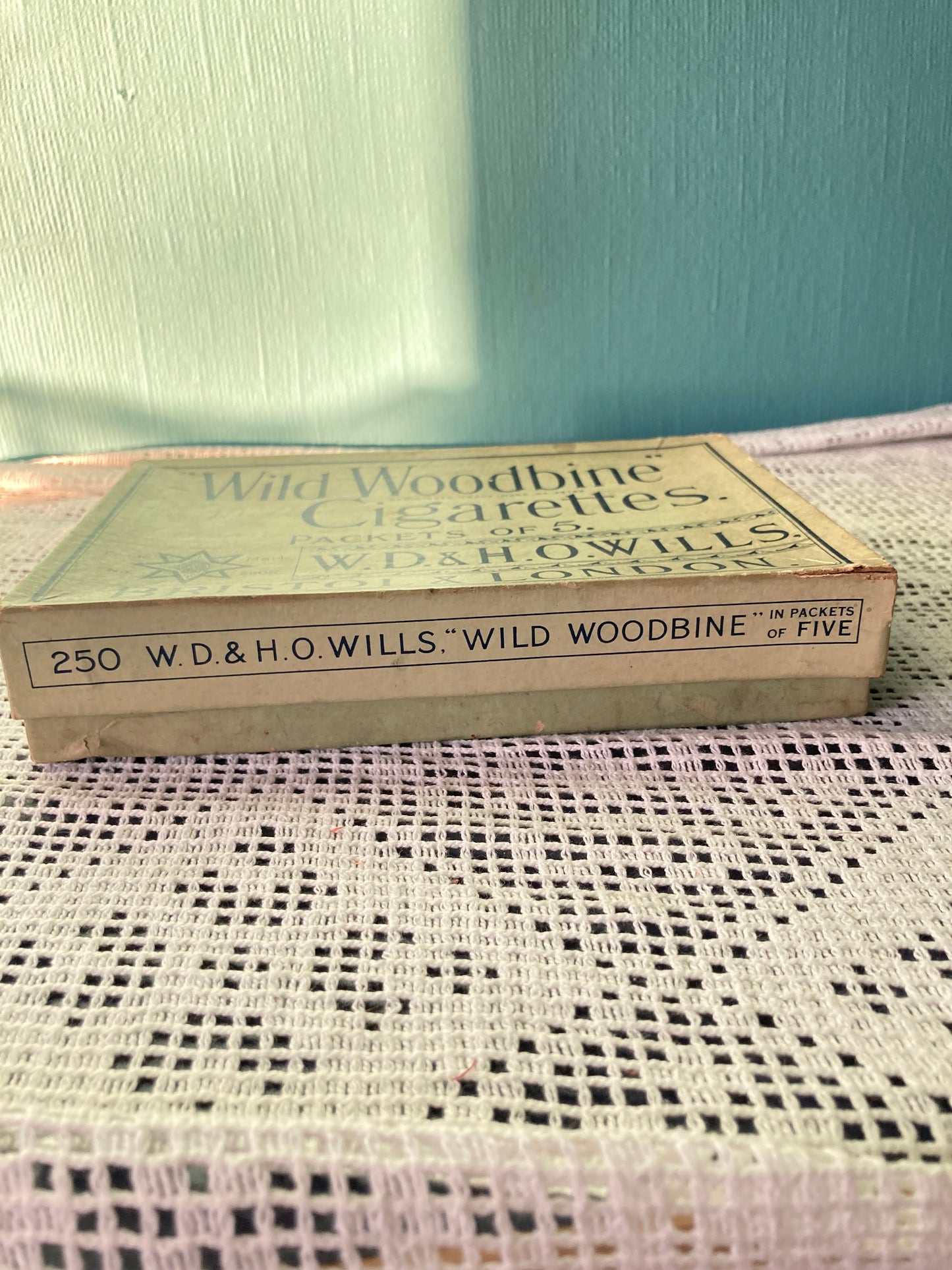 Wills ‘Will Woodbine’ trade Cigarette Box For ‘5’  With 13x Boxes For 10