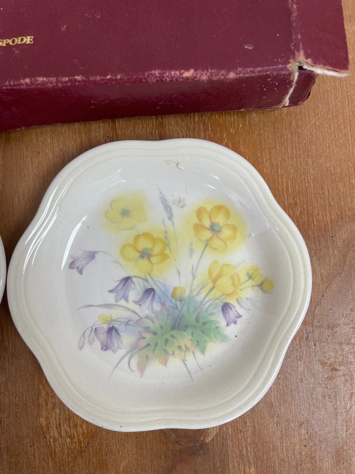 Buttercup Pin Dishes, Boxed Pair