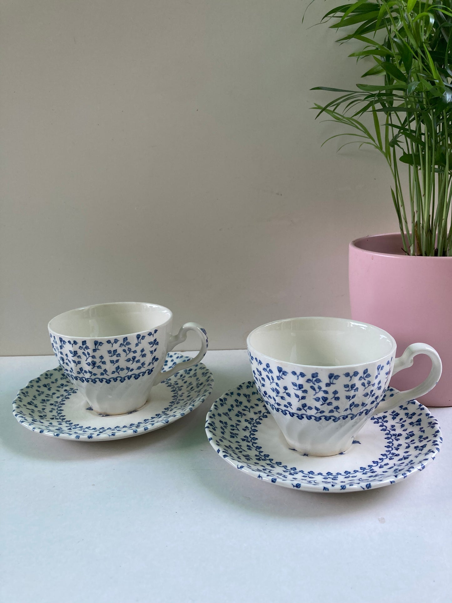 Royal Victoria Rose Bouquet Tea Cup and Saucer Pair