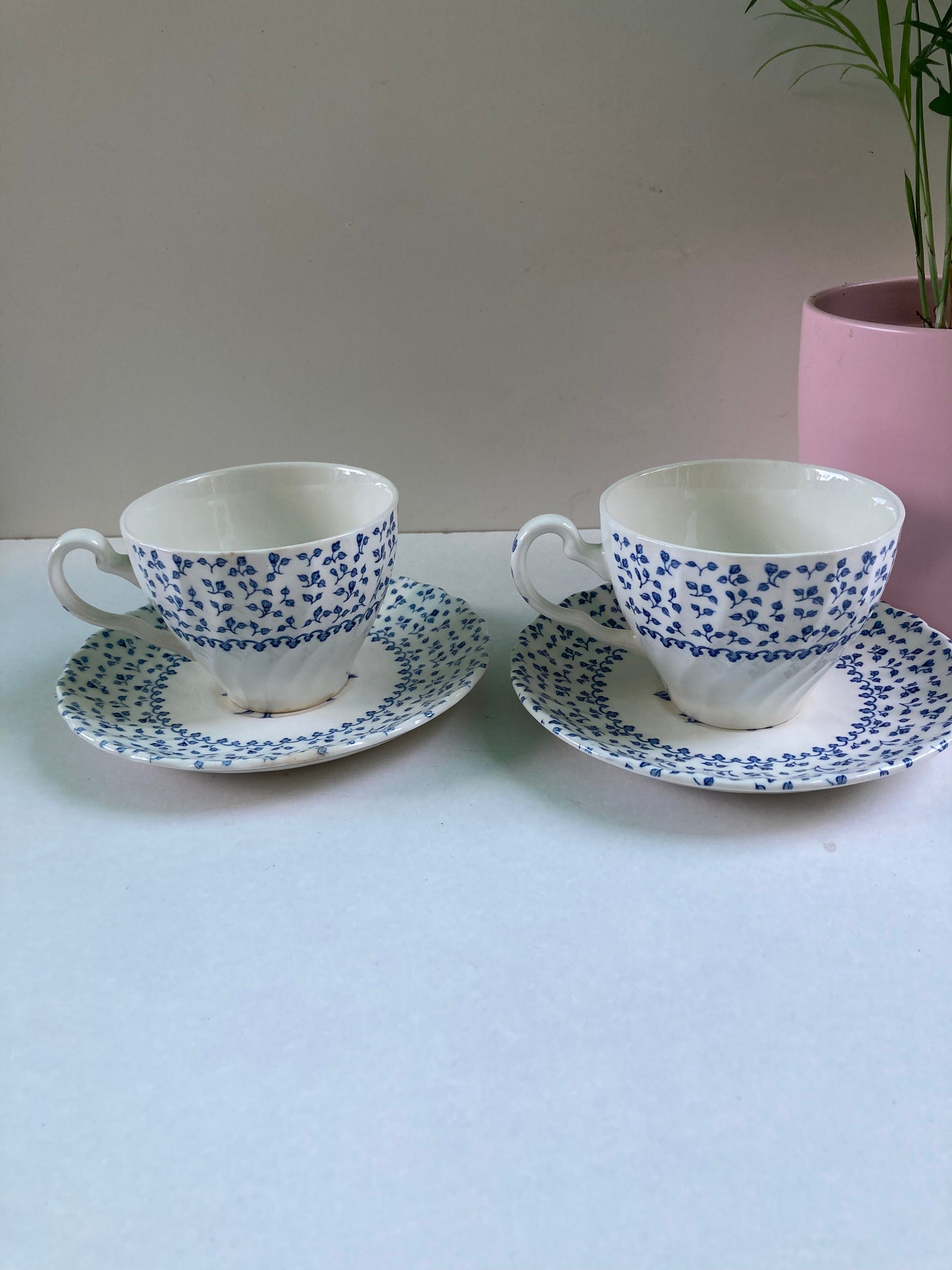 Royal Victoria Rose Bouquet Tea Cup and Saucer Pair