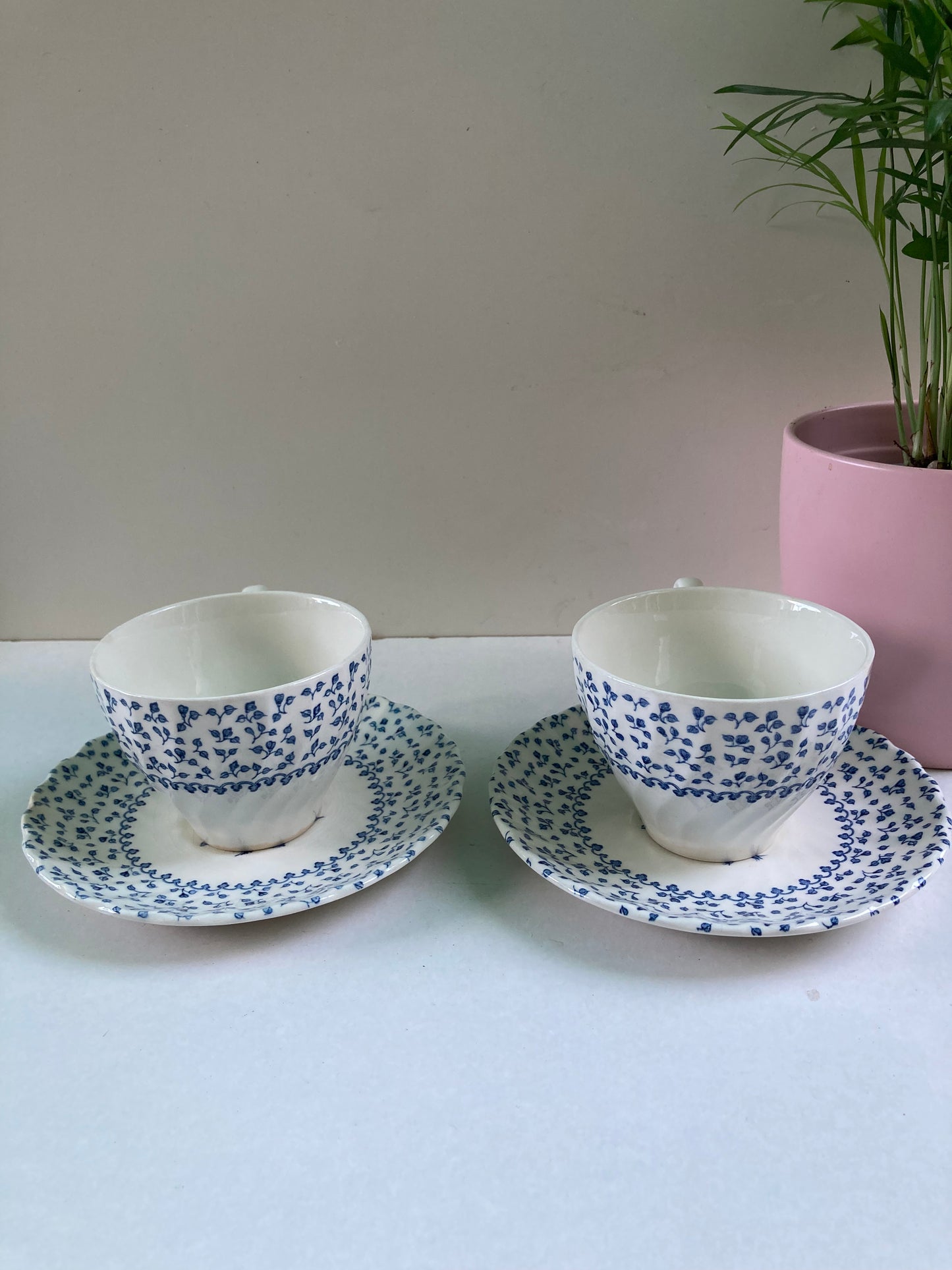 Royal Victoria Rose Bouquet Tea Cup and Saucer Pair