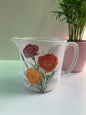 Vintage Floral Jug by Lord Nelson Pottery Carnation and Lily Design