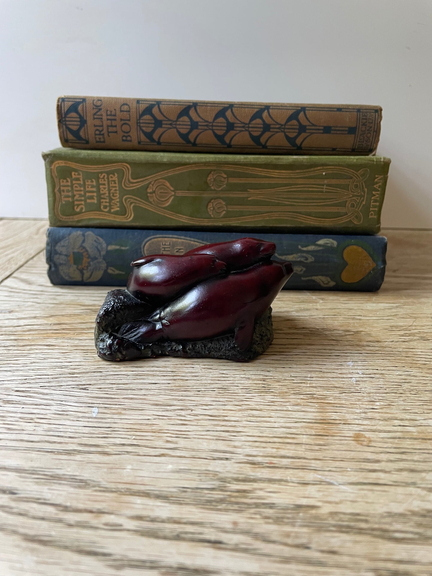 Vintage BOMA Seals on a Rock Made in Canada