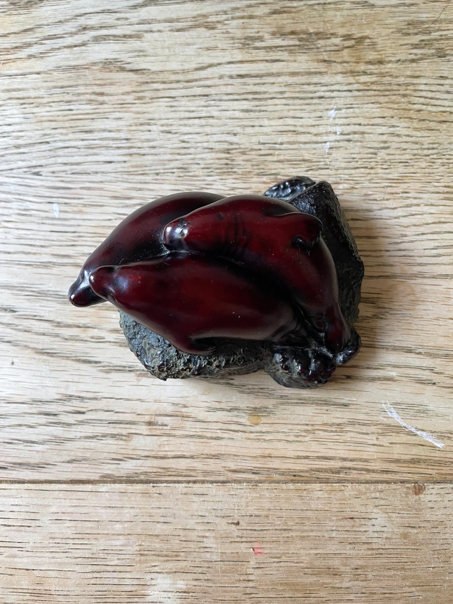 Vintage BOMA Seals on a Rock Made in Canada