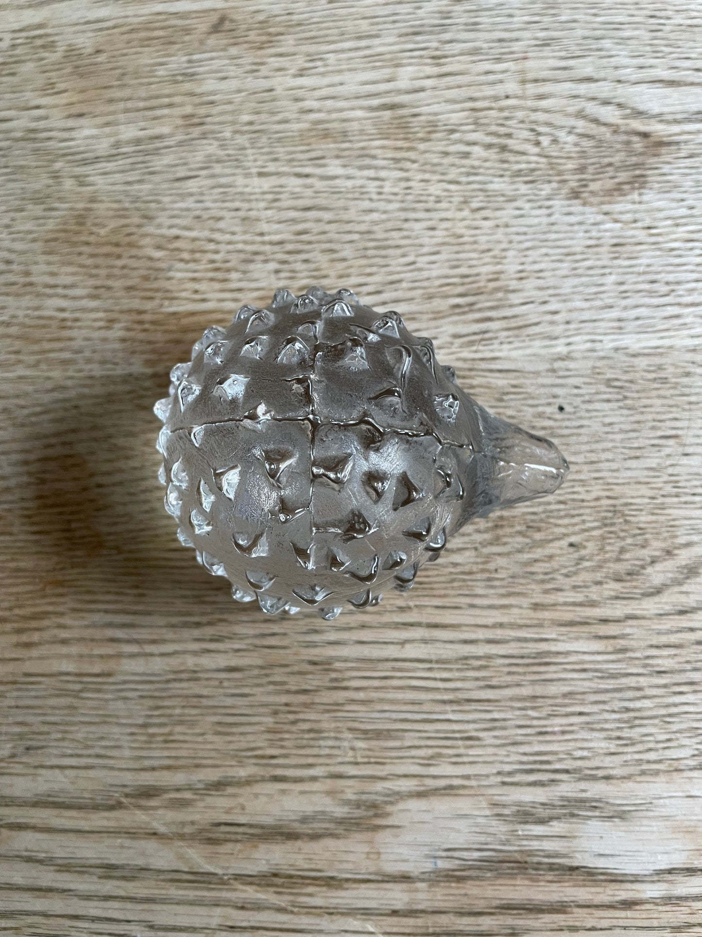 Pukeberg Swedish Art Glass Hedgehog Paperweight Vintage Glass