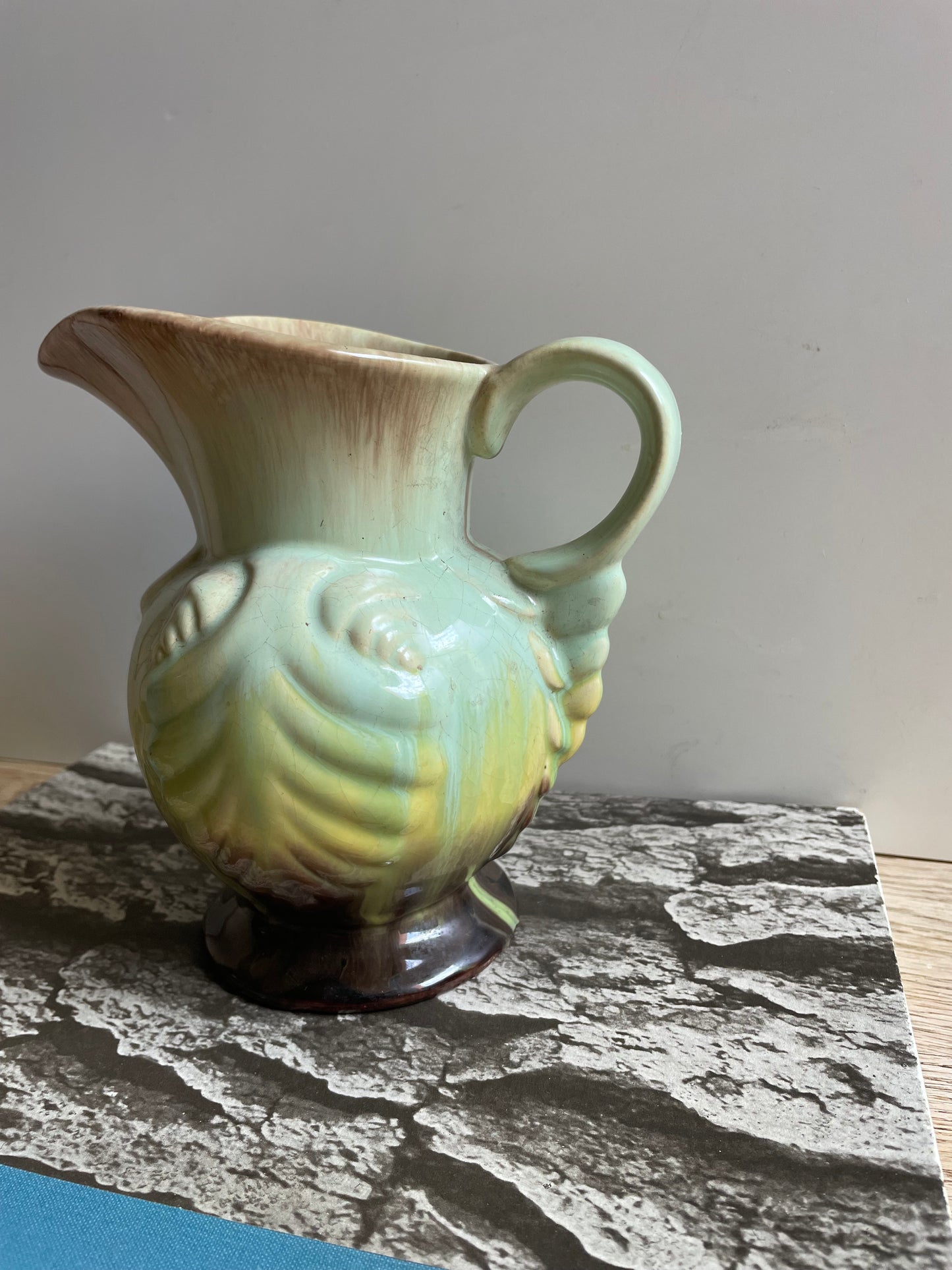 Vintage West German Drip Glaze Jug/Vase 280
