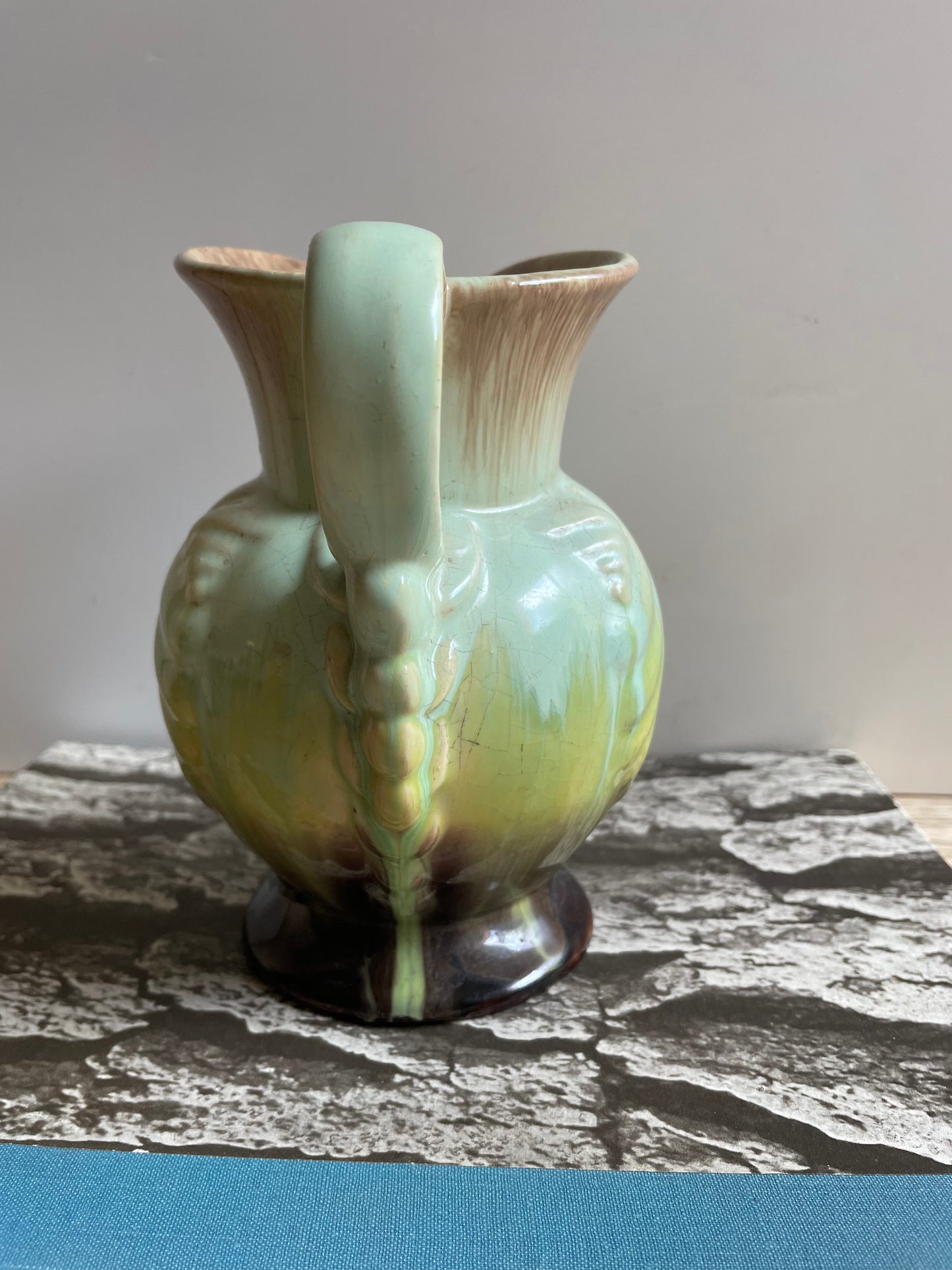 Vintage West German Drip Glaze Jug/Vase 280