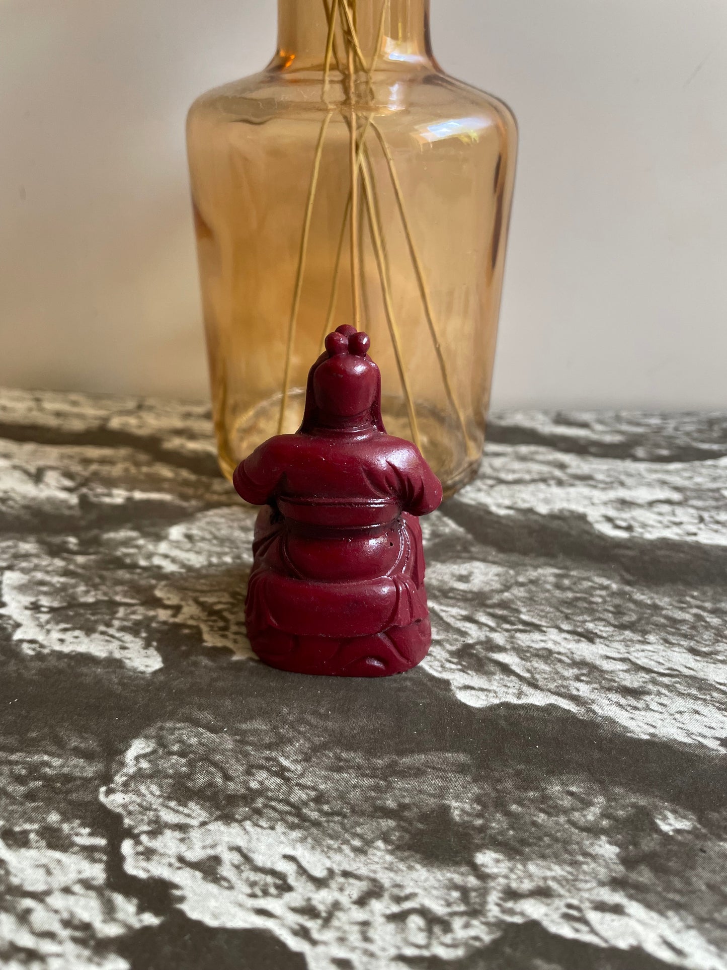 Revered Red Resin Guan Yu Statue